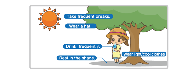 To avoid heat illness