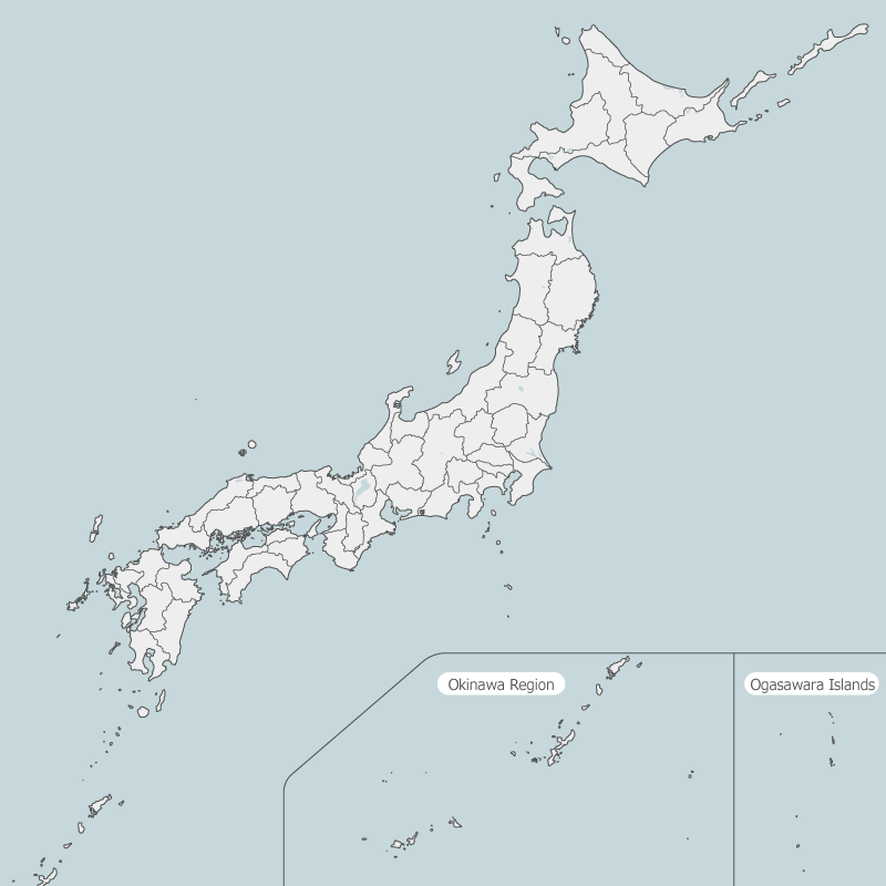 地図（日本全域）