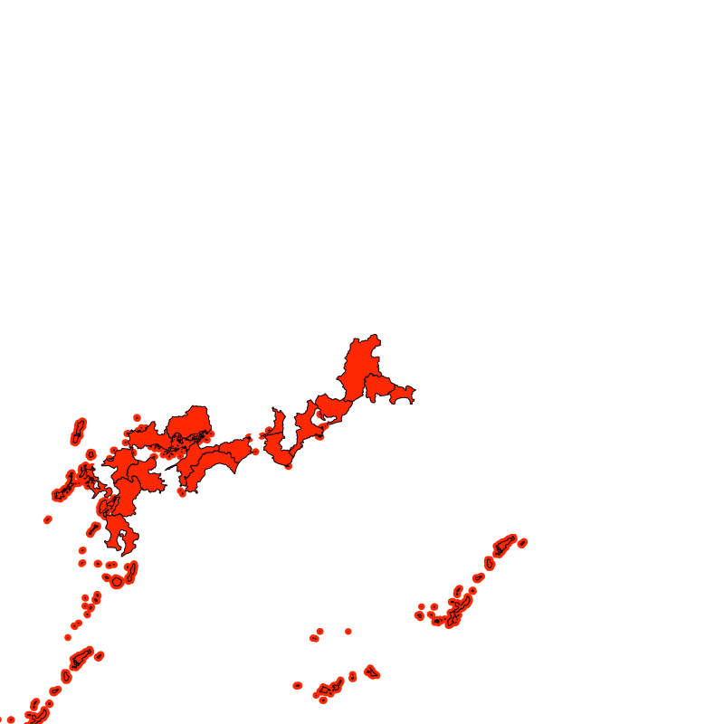 熱中症警戒アラート発表状況（あす）