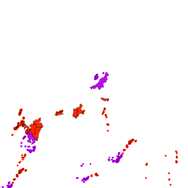 熱中症警戒アラート発表状況(きょう)