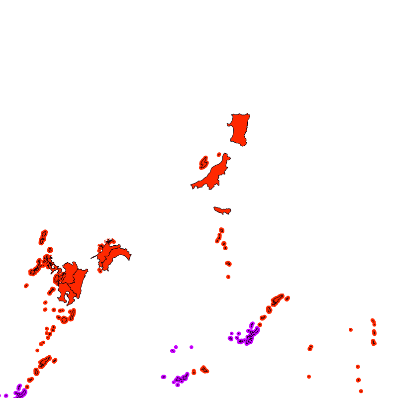 熱中症警戒アラート発表状況(きょう)