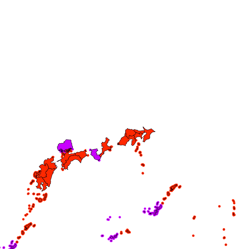 熱中症警戒アラート発表状況(きょう)