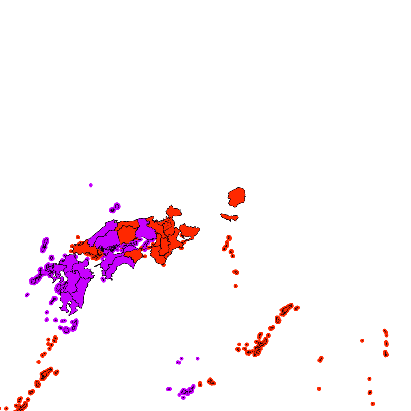 熱中症警戒アラート発表状況（あす）