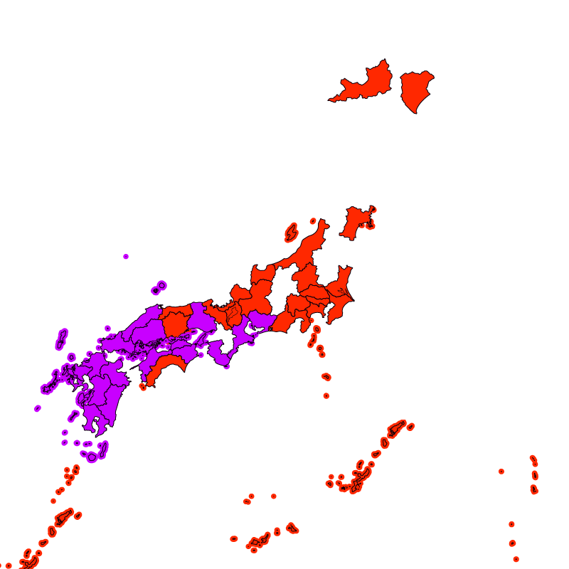 熱中症警戒アラート発表状況(きょう)