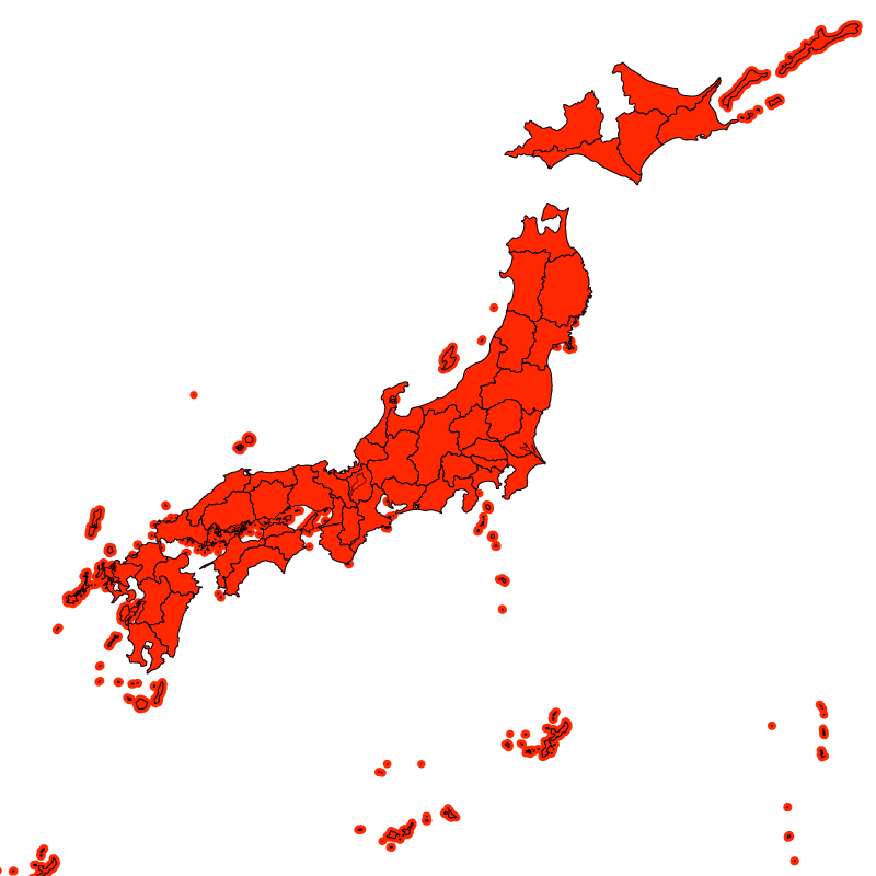 熱中症警戒アラート発表状況（あす）