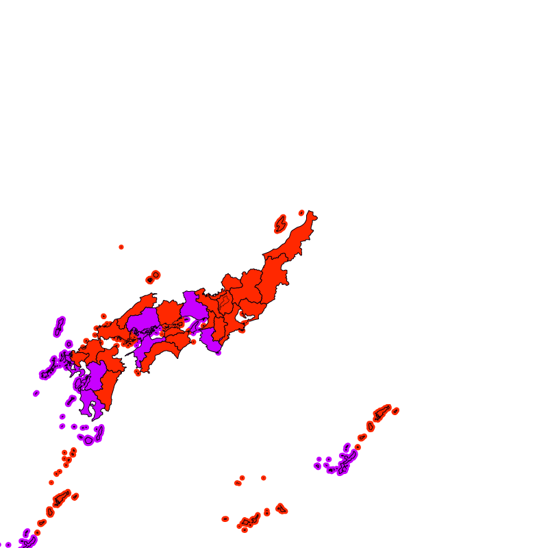 熱中症警戒アラート発表状況(きょう)