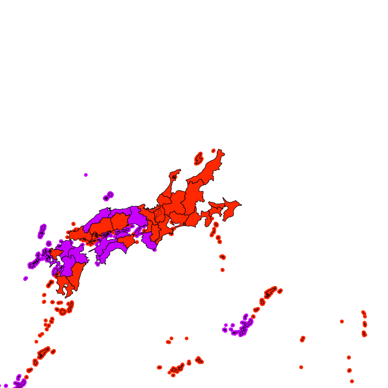 熱中症警戒アラート発表状況(きょう)