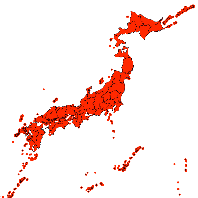 熱中症警戒アラート発表状況（あす）