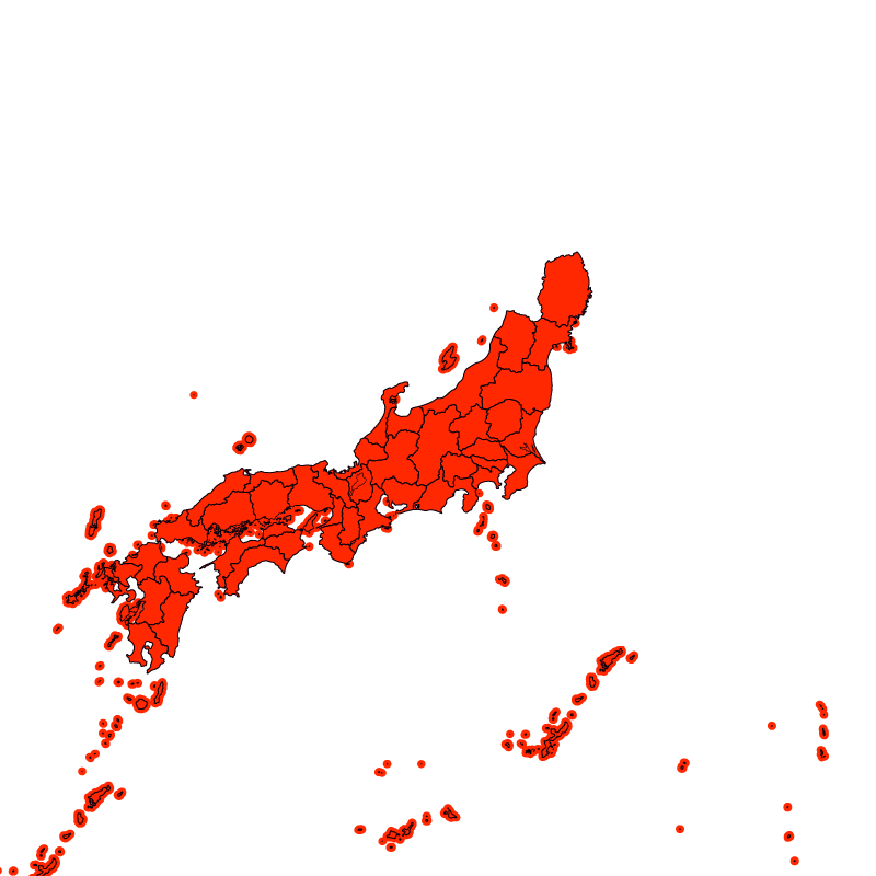 熱中症警戒アラート発表状況（あす）