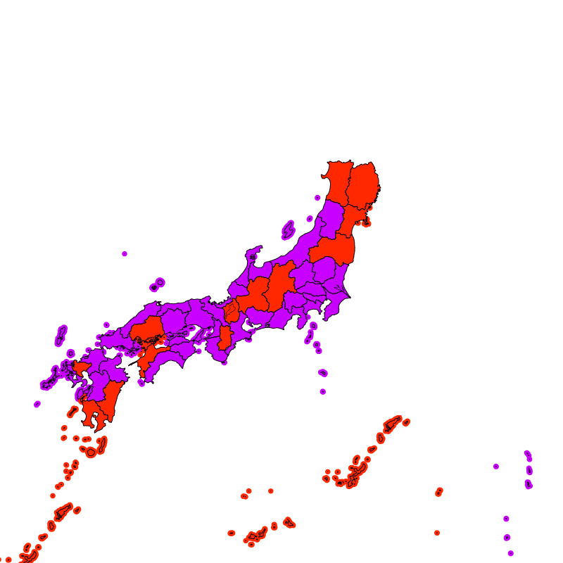熱中症警戒アラート発表状況(きょう)