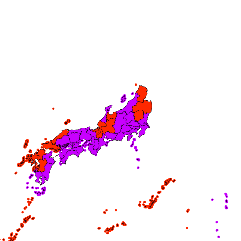熱中症警戒アラート発表状況(きょう)
