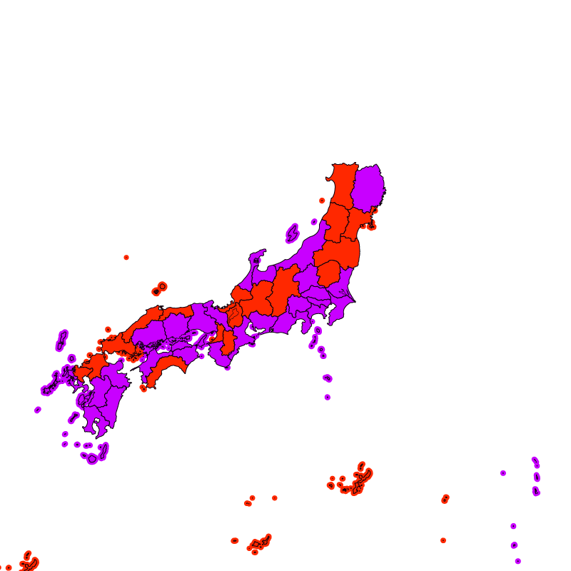 熱中症警戒アラート発表状況(きょう)