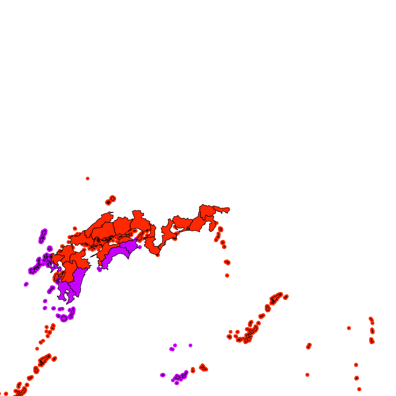 熱中症警戒アラート発表状況(きょう)