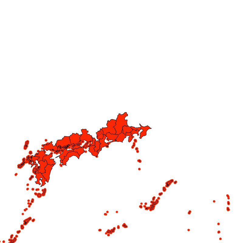 熱中症警戒アラート発表状況（あす）