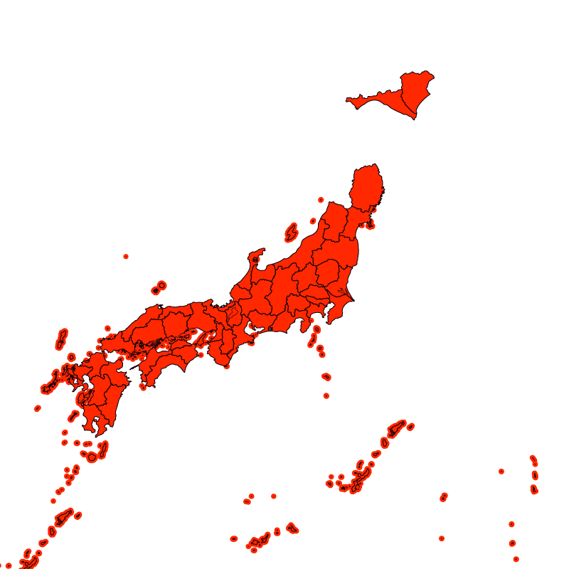熱中症警戒アラート発表状況（あす）