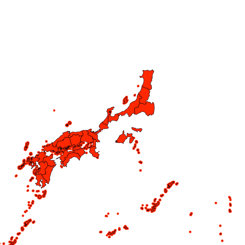 熱中症警戒アラート発表状況（あす）