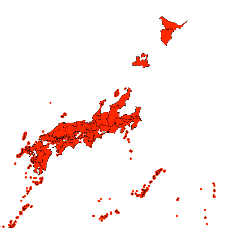 熱中症警戒アラート発表状況（あす）
