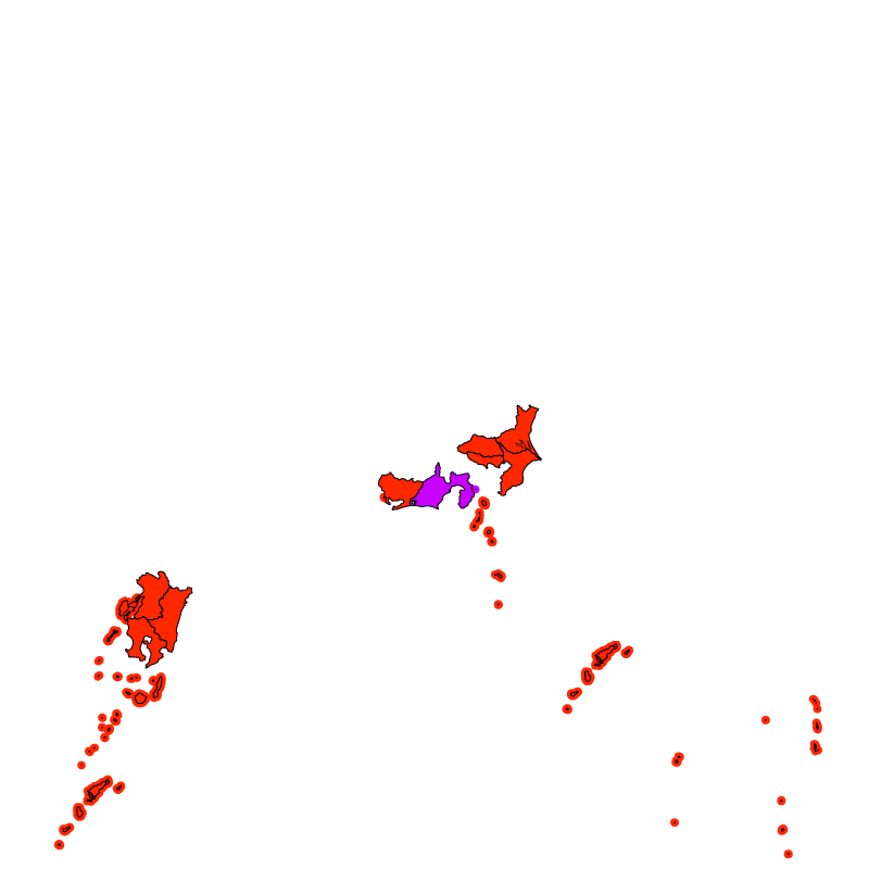 熱中症警戒アラート発表状況（きょう）