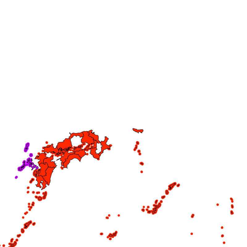 熱中症警戒アラート発表状況（きょう）