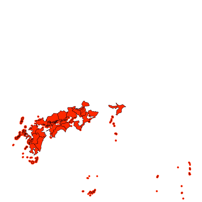 熱中症警戒アラート発表状況（きょう）