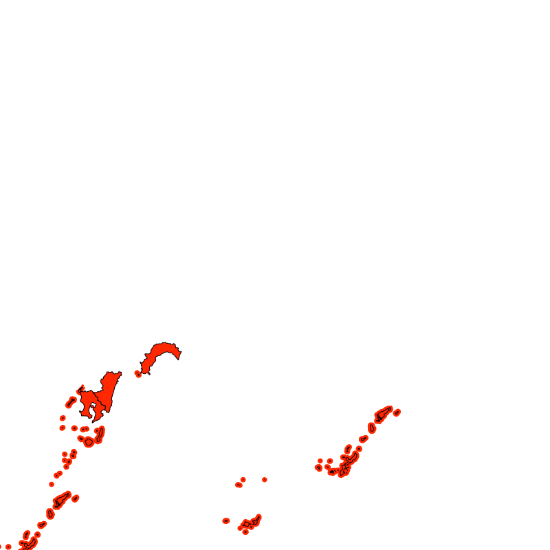 熱中症警戒アラート発表状況（きょう）