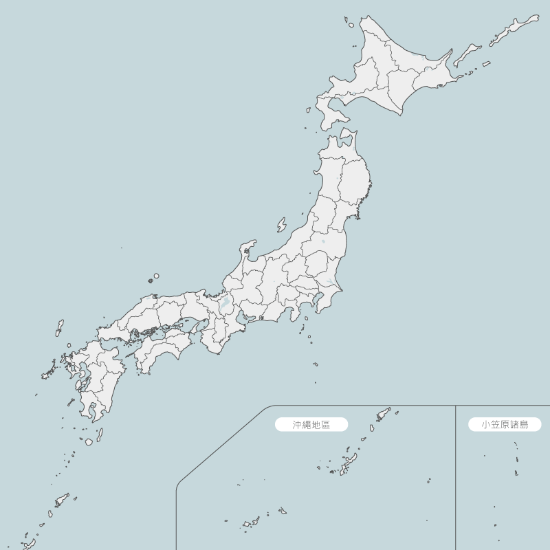 地図（日本全域）